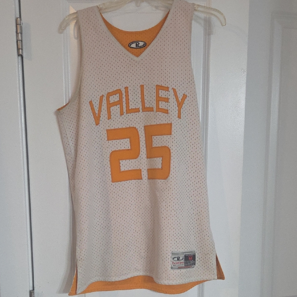 Vintage "reversible" (double sided) white/orange and black/orange Jersey